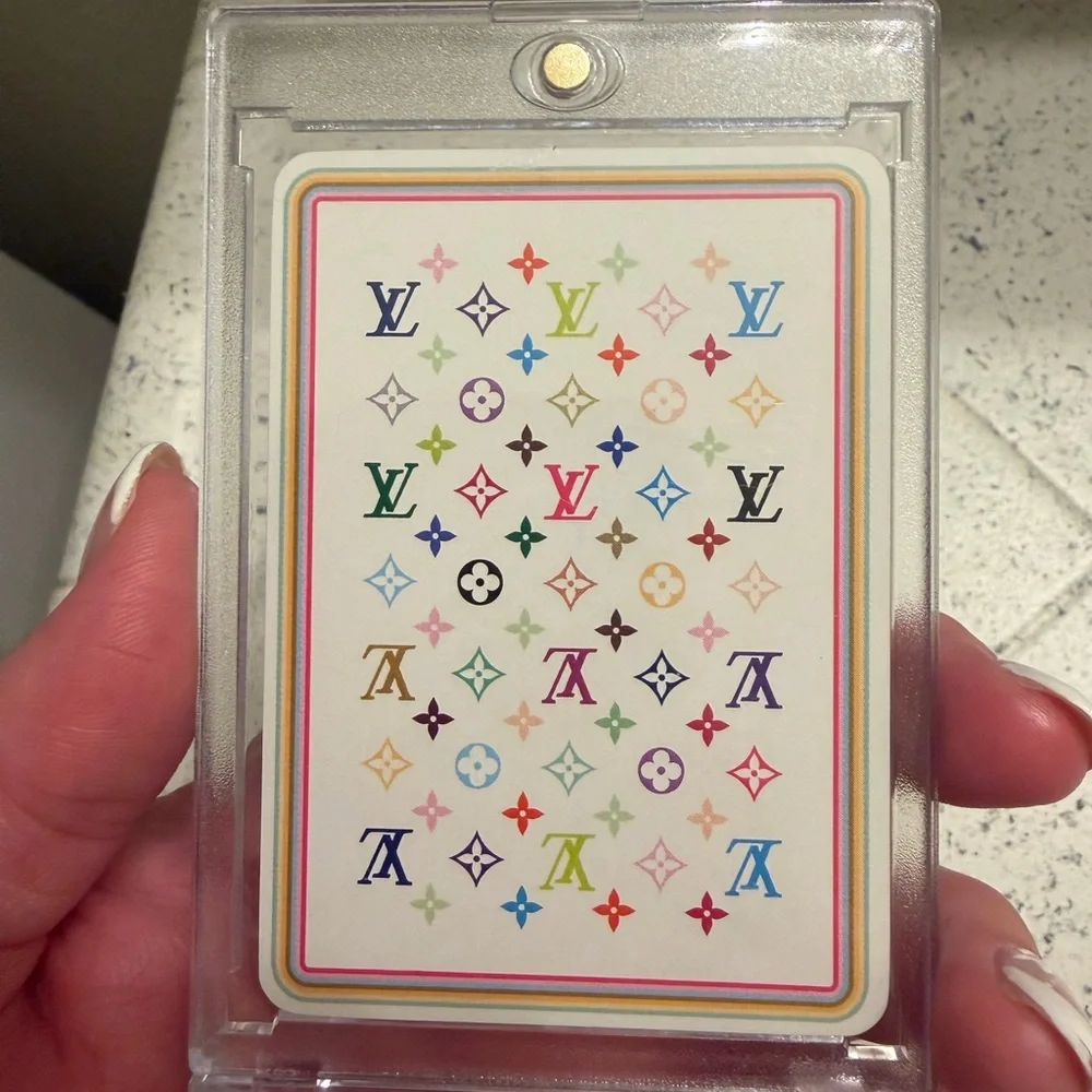 Louis Vuitton Murakami Ace Of Clubs Playing Card In Case